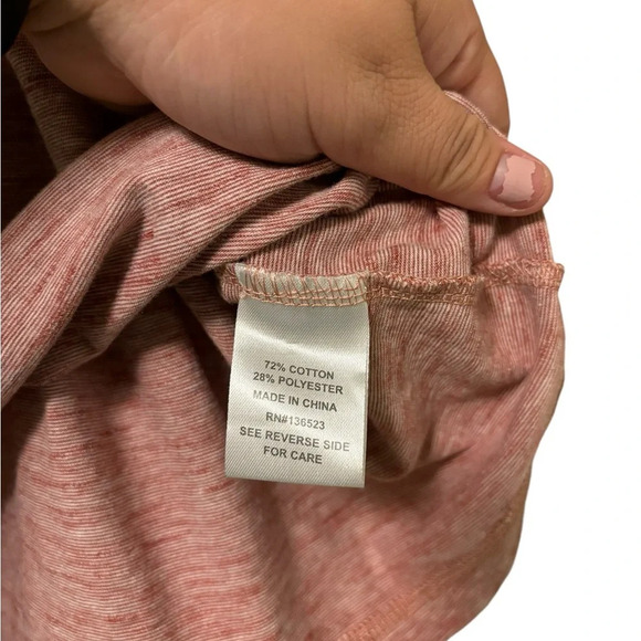 BKE Shirt Mens Medium Red Heather Long Sleeve Pullover Buckle BKE - Picture 4 of 4